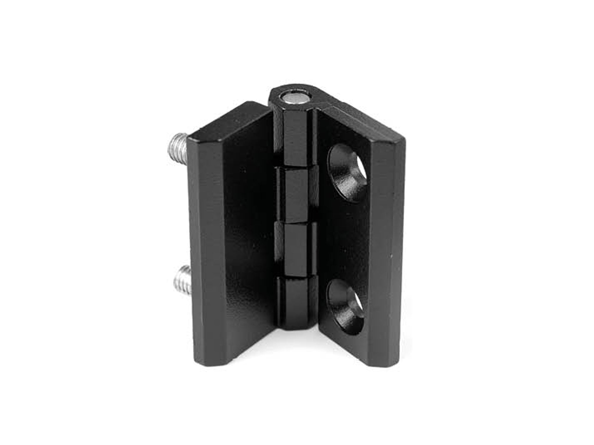 Flat hinge with pin and through hole BLACK ZAMA - CZN/AC - Range Flat hinge with pin and through hole BLACK ZAMA - CZN/AC - Range